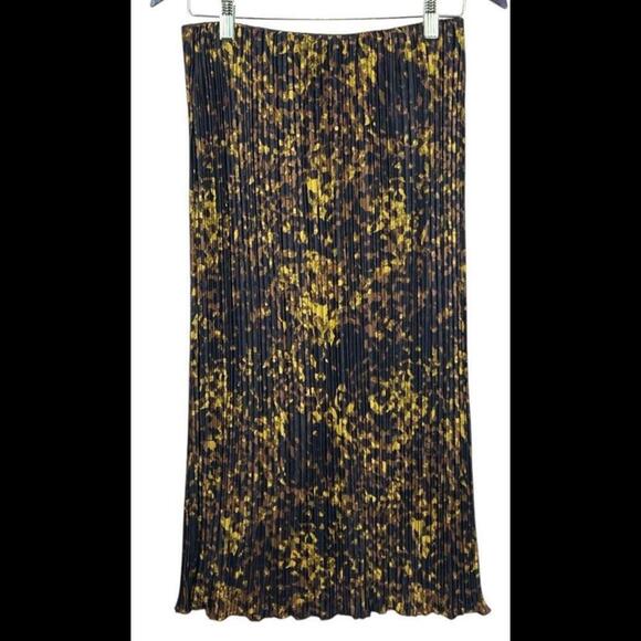 Rails stella accordion‎ pleat midi skirt in Tortoise - size S - Picture 1 of 6